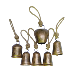 Trusted Manufacturer Small <b>Brass</b> Cow Bell For Handmade Decor Items Offering Beautiful Tone And Vintage Appeal - Product Image 6