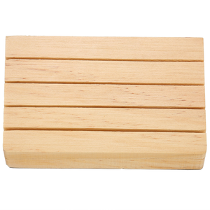 Tarjetero de madera de alta tendencia respetuoso con el medio ambiente, tarjetero decorativo para el hogar, artesanía Natural, muestra gratis - Product Image 4