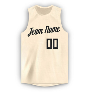 Vêtements de basket-ball d'été rétro américain imprimé de logo personnalisé séchage rapide maillot grande taille imprimé de lettres d'université respirant - Product Image 2