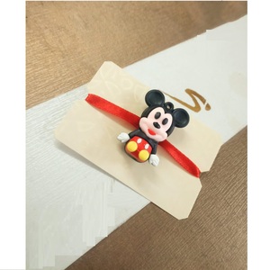 Cuentas vibrantes de alta calidad Rakhi con adorno de hilo Regalo ideal de Rakhi para su hermano Disponible al mejor precio - Product Image 2