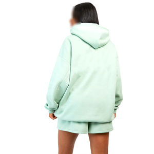 Conjunto de pantalones cortos de invierno de 2 piezas 100% Material de algodón Ligero Transpirable Impresión de logotipo personalizado Servicio OEM sólido - Product Image 2