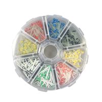 Matériel de réparation dentaire pour vis de prothèse, couronnes et piliers en fibre de verre et fibre de quartz dentaire, avec 4 forets dentaires, polyvalent pour dents