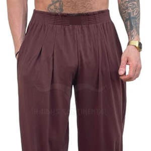 Pantalones Casuales de Talle Grande para Hombre, de Cintura Alta, Rectos, de Algodón, Holgados, con Cintura Elástica para Uso en Exteriores, Servicio OEM - Product Image 4