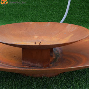 Fuente de Metal Roja Oxidada Personalizada, Moderna, con Recirculación, Pequeña, para Jardines Exteriores - Product Image 5