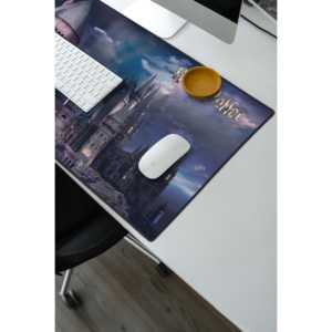 Alfombrilla de Ratón y Escritorio de Harry Potter Hogwarts, Personalizable, Tamaño XL, Antideslizante, Disponible, Estilo Anime, Cuadrada y Calefactable - Product Image 2