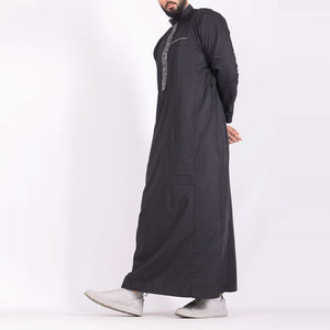 Nouvelle robe pour homme sur mesure 2026, design islamique saoudien, longue robe thobe, vêtements pour adultes, taille plus, thobe/jubba musulmane à vendre - Product Image 3