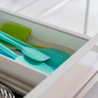 Coffrets de cuisine sans portes pré-perforés en mélaminé 18 mm pour charpentiers, installateurs et ateliers de meubles, façades personnalisables