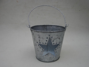 hot selling galvanized <b>rectangle</b> <b>planter</b> pot indoor outdoor planting decoration french style galvanized <b>planter</b> pot - Product Image 2