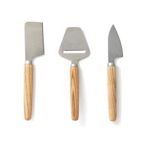 Juego de Cuchillos para Queso de Acero Inoxidable de Alta Calidad, Cuchillo para Mantequilla, Pizza y Queso, Tenedor Cortador de Queso con Mango de Madera, Utensilio de Cocina - Product Image 4