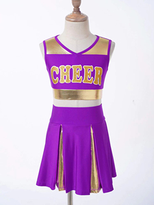 Uniforme de animadora, poliéster de alta calidad, colores y tamaños personalizados, perfecto para equipos adultos, camisetas y tops de corte automatizado - Product Image 4