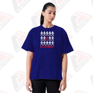 T-shirt confortable et à la mode avec appliques écologiques en denim d'été pour femmes élégantes - Product Image 1