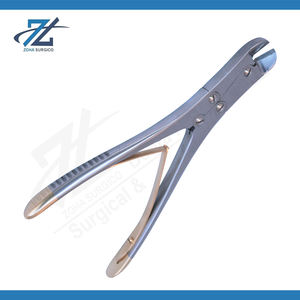 Cortador Lateral Manual con Mangos Dorados y Borde de Carburo de Tungsteno de Alta Calidad para Cortar Alambres de Kirschner de 1.5mm y 170mm de Largo - Product Image 2