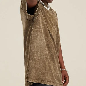 T-shirts d'été Offre Spéciale surdimensionnés pour hommes T-shirts grande taille col rond 100% coton chemises surdimensionnées T-shirt pour hommes de haute qualité - Product Image 3