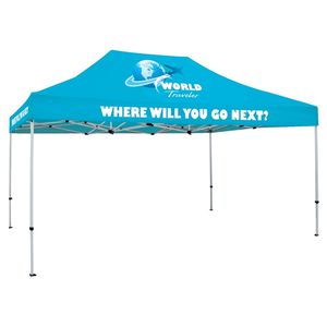 Carpa de Exhibición Personalizada de 10x10 pies para Exteriores, de Poliéster, Impermeable, con Protección UV, Plegable, Ecológica, para Ferias Comerciales - Product Image 1