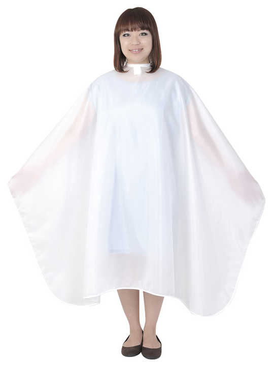 New Hair Styling Short Cape for Women Waterproof Polyester for Barbershops and Hair Salons