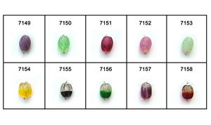 Lujosas cuentas de cristal Multicolor con agujeros pequeños para hacer joyas, cuentas de cristal con agujeros pequeños de colores mezclados para hacer pulseras - Product Image 2