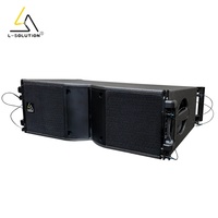 Solution professionnelle 2 voies double 8 pouces Line Array haut-parleurs passifs longue portée avec aimant néodyme impédance 8 Ohm