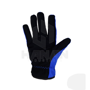Gants de travail tricotés en polyester de qualité économique Gants de sécurité trempés en caoutchouc pour usage domestique du Pakistan - Product Image 2