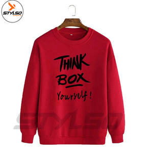 เสื้อเหงื่อสีเดียวคอลูกเรือแขนยาวขนแกะเสื้อเหงื่อสำหรับผู้ชายและผู้หญิงในราคาขายส่ง - Product Image 5