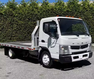 Listo para Trabajar, Usado en 2013, Mitsubishi Fuso FE160, Plataforma Plana de 14 Pies, Diésel, Bajo Kilometraje - Product Image 3