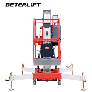 Высококачественная одностоечная вертикальная алюминиевая подъемная платформа 8м/10м для монтажных и ремонтных работ - Product Image 3