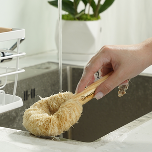 Cepillo de Limpieza con Mango de Madera para Botellas, Tazas, Platos y Ollas, Ideal para la Cocina del Hogar - Product Image 2