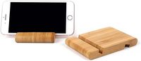 Support de téléphone portable pour bureau Support de téléphone portable en bois en bois Support de smartphone de bureau portable Support de téléphone portable universel
