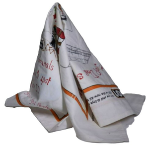 Paños de Cocina 100% Algodón Orgánico de Secado Rápido y Diseño Floral con Impresión de Logotipo Personalizado, Toalla de Algodón Lisa Lavable - Product Image 6