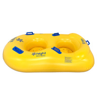 Toboggan aquatique gonflable commercial flexible sur mesure OEM 46'' à double tube (SW-E002) avec dossier de protection certifié KC pour l'été