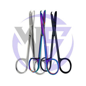 Tijeras de Sutura Spencer con Recubrimiento Negro Multicolor de 4.5 Pulgadas, Delicadas, con Sutura Wenquar, Instrumentos Quirúrgicos - Product Image 5