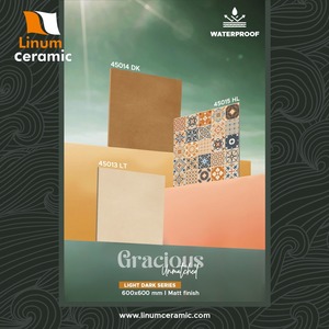 Thiết kế phổ biến của <span class=keywords><strong>2025</strong></span> 3D tráng men mô hình đánh bóng thiết kế 600x600mm Glossy ốp tường số lượng lớn trang trí sứ gạch - Product Image 2