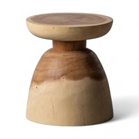 Fait à la main taille personnalisée une pièce bûche souche tabouret bord naturel Suar bois bout de canapé Table Table basse en bois Table d'appoint en gros