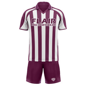 ชุดฟุตบอลแบบย้อนยุคชุดเสื้อฟุตบอลสำหรับเด็กชุดเสื้อเจอร์ซีย์ทีมฟุตบอลแบบย้อนยุคดีไซน์ตามสั่ง - Product Image 2