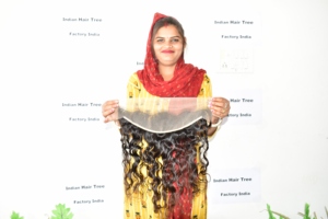 100% Extensions de cheveux frontales indiennes brutes de qualité bon marché 13*4 cuticule ondulée alignée aucune exportation de vente de traitement chimique - Product Image 4