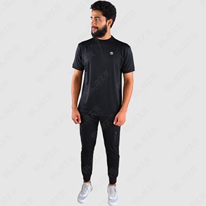 Ensemble de vêtements de sport 2 pièces personnalisé pour hommes avec short et t-shirt tenue de jogging d'été pour la course et l'entraînement ensemble de fitness léger - Product Image 1