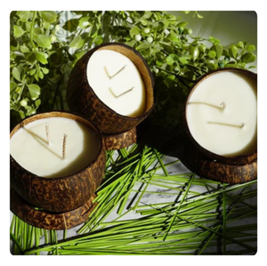 Bougie d'aromathérapie en cire de noix de coco biologique faite à la main écologique directe d'usine pour la décoration intérieure - Product Image 4