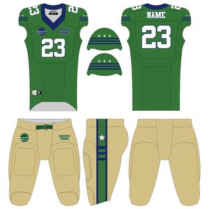 Vente en gros, vêtements de football américain avec sublimation, maillots et pantalons d'entraînement, uniformes de football américain en polyester pour adultes et jeunes - Product Image 1