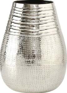Meilleure vente de vase à fleurs en aluminium fait à la main en laiton naturel plaqué et martelé de conception ronde unique pour la maison et le jardin décoratif - Product Image 4