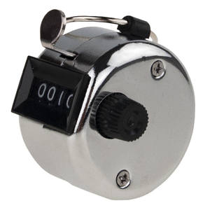 Compteur mécanique analogique, podomètre manuel, compteur à clics pour usage industriel, matériau métallique durable - Product Image 6