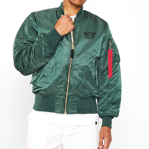 Top Selling Men's High Quality Bomber Jacket Custom Designed Long Winter <b>Coat</b> Nylon Shell Cotton Fill <b>Heated</b> Features Whole Sale - Product Image 1