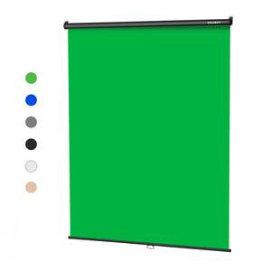 Pantalla Verde Retráctil de 5 x 7.2 Pies para Estudio de Fotografía con Iluminación - Product Image 2