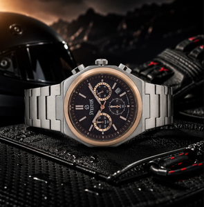 Reloj de pulsera cronógrafo de moda para hombre, reloj informal de negocios con esfera redonda clásica - Product Image 3