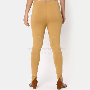 Meilleure vente sur mesure femmes Fitness taille moyenne pantalons de Yoga motif solide fermeture à la taille élastique Legging personnalisé - Product Image 2