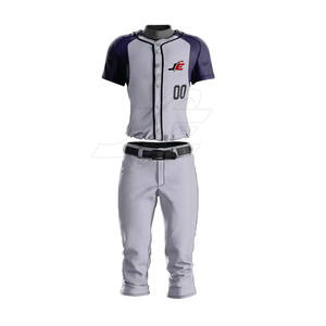 Uniforme de baseball pour jeunes de taille personnalisée à quantité minimale de commande basse Vêtements de sport confortables avec ensembles respirants de grande taille - Product Image 1