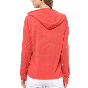 Prix de gros Utilisation en extérieur Sweats à capuche pour femmes Nouveau design Respirant Anti-rides Sweats à capuche pour femmes Fashion Wear Women Hoodies - Product Image 4