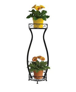 Magnifique support de jardinière en métal pour la décoration de la maison et de l'hôtel Support de jardinière en métal au design moderne de couleur noire Pots de fleurs et support de jardinière - Product Image 1