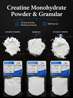 Créatine monohydrate micronisée, poudre ultra-fine 500 mesh, en vrac, pour boisson pré-entraînement