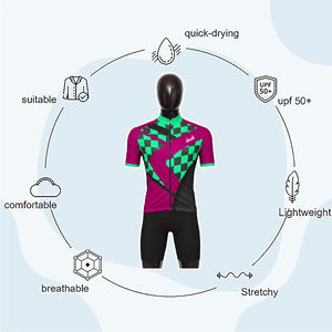 Maillot de Ciclismo Personalizado, Ligero, Antibacteriano, Ecológico, Transpirable, de Secado Rápido, Manga Larga para Hombre - Product Image 2