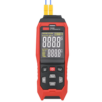 TA612B/C 2/4 Saluran Termometer Termokopel Tipe K/J -200~1372 C/ -328~2501 F Pengukur Suhu LCD Penyimpanan Data 5000 Grup