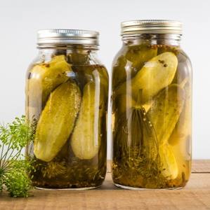 NATURAL <b>PICKLED</b> GHERKINS / TRADITIONAL FERMENTATION / READY TO EAT CUCUMBER SNACK - Product Image 1